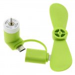 Wholesale Universal iPhone / Andrioid Portable Cell Phone Mini Electric Cooling Fan (Hot Pink)
